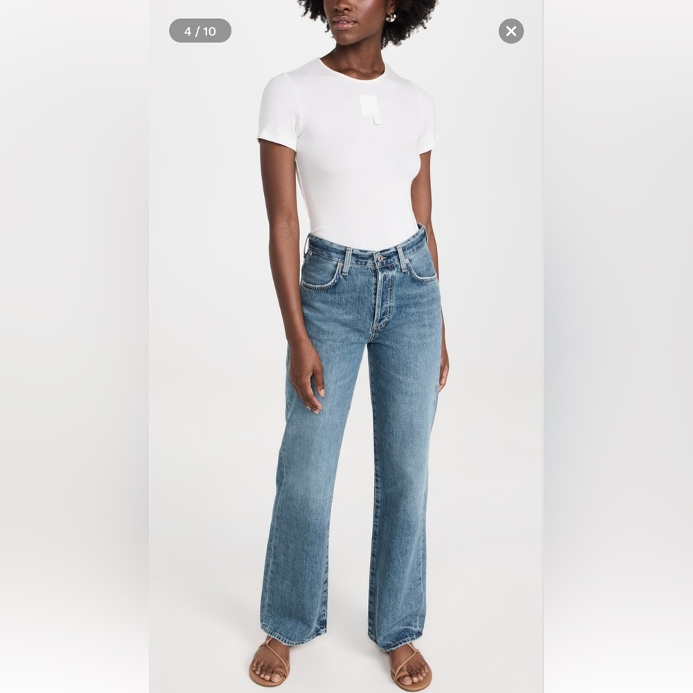 Citizens Of Humanity Annina Straight Wide Leg Jeans size 29 - Picture 14 of 16